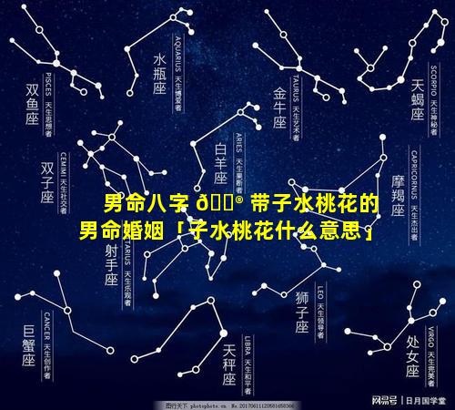 男命八字 💮 带子水桃花的男命婚姻「子水桃花什么意思」